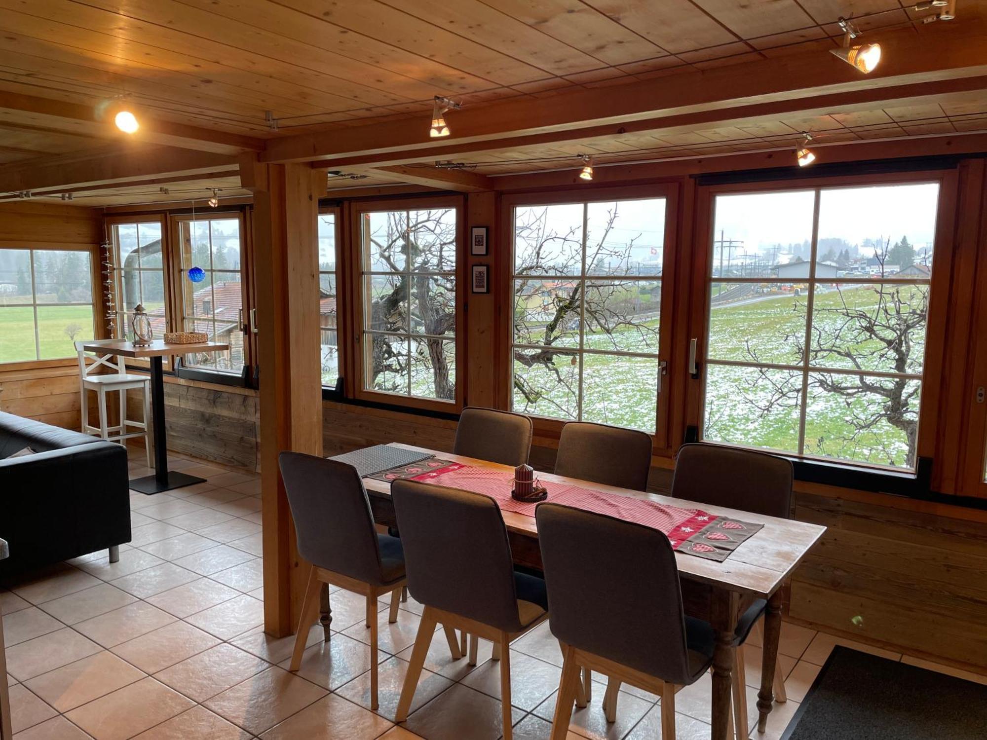 Edelweiss 4 Zi Ferienwohnung In Landhaus 프루티겐 외부 사진